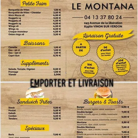 Snack le Montana