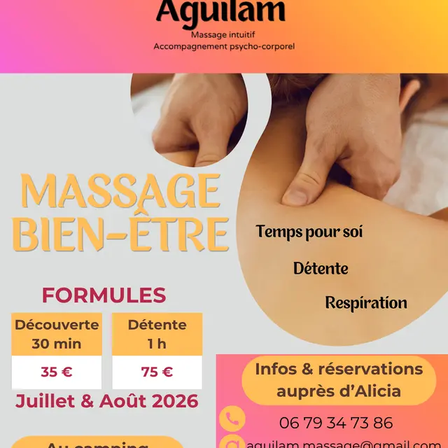 Affiche massage
