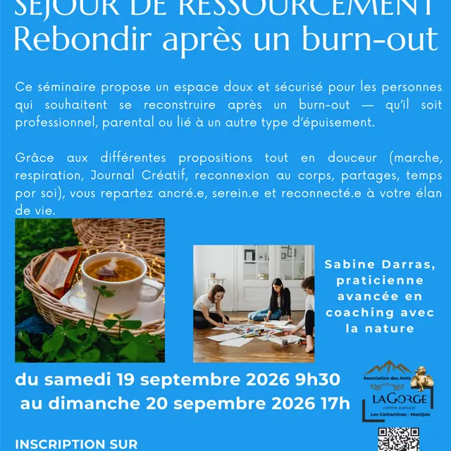 Séjour Rebondir après un burn-out au Centre Culturel de la Gorge_Les Contamines-Montjoie