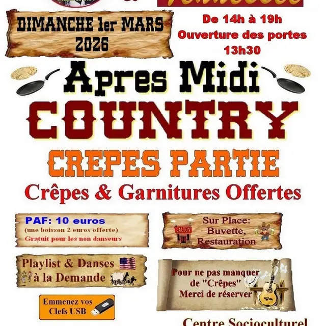 Après-midi country : crêpes partie_Vernègues