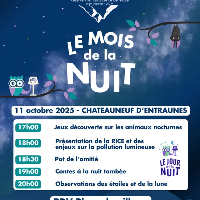 Affiche_Mois de la Nuit 2025_Châteauneuf-d'Entraunes !_Châteauneuf-d'Entraunes