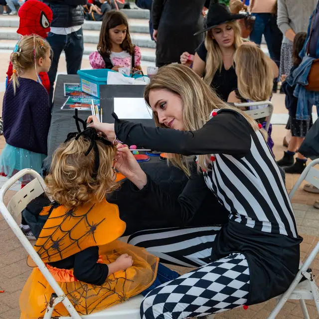 Stand de maquillage enfant