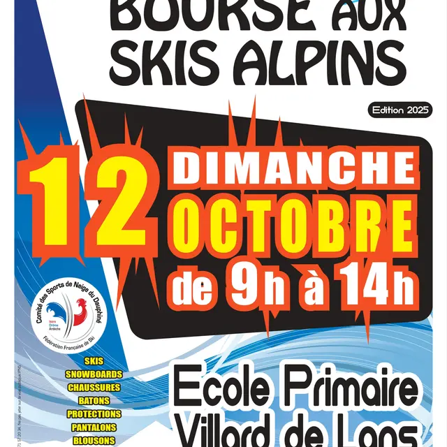 Bourse aux skis alpins_Villard-de-Lans