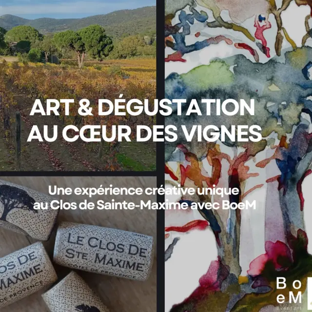 Parenthèse Art & Dégustation au vignoble_Sainte-Maxime