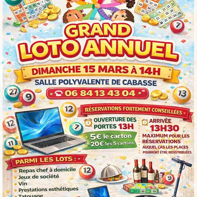Grand Loto Annuel_Cabasse