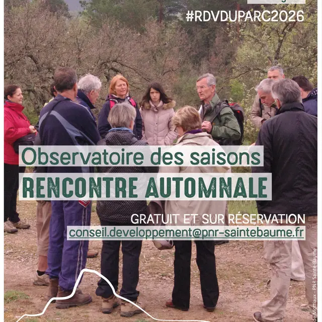 #RDVduParc • Observatoire des saisons, rencontre automnale_Mazaugues