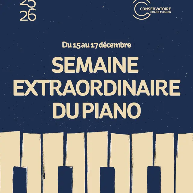 Semaine extraordinaire du piano à l'Espace Bégude_Rochefort-du-Gard