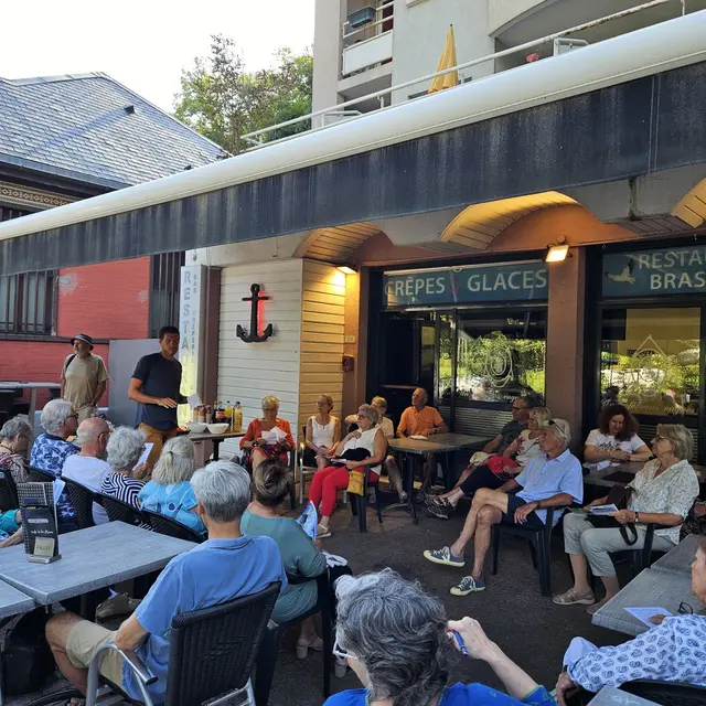 Pot d'accueil des curistes_Café de la Marine_Uriage