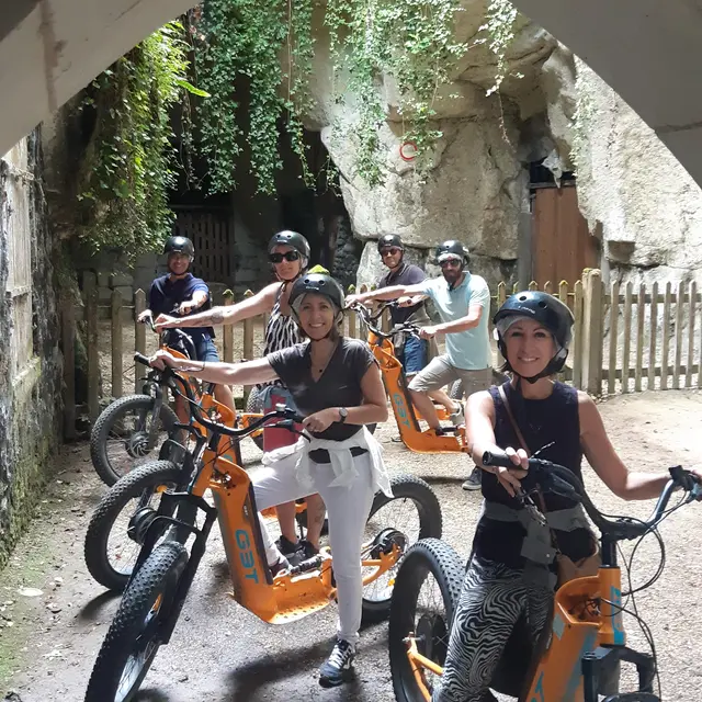 Visite de cave - activité originale- trottinette