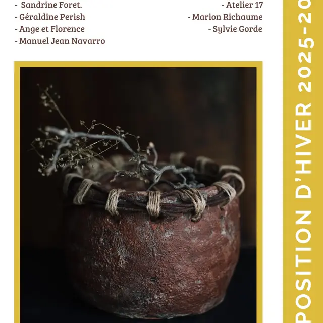 Exposition collective : céramiques d'hiver_Rosans