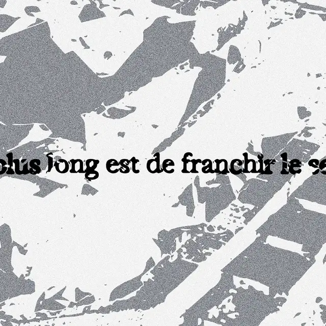 Exposition - Le plus long est de franchir le seuil_Saint-Ouen