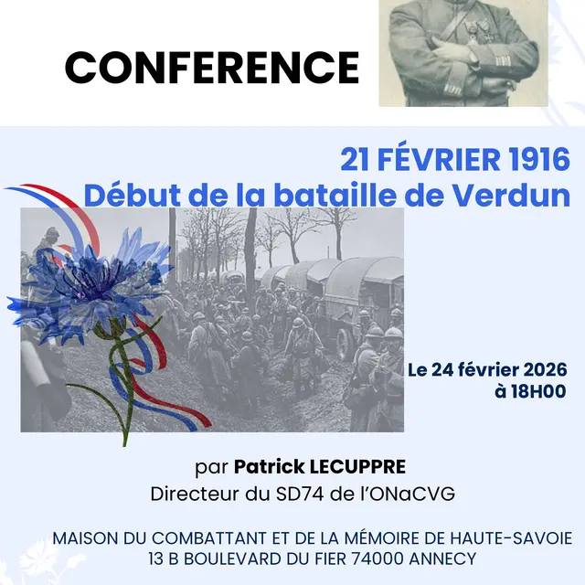 Conférence  21 février 1916 : Début de la bataille de Verdun » par Patrick Lecuppre_Annecy
