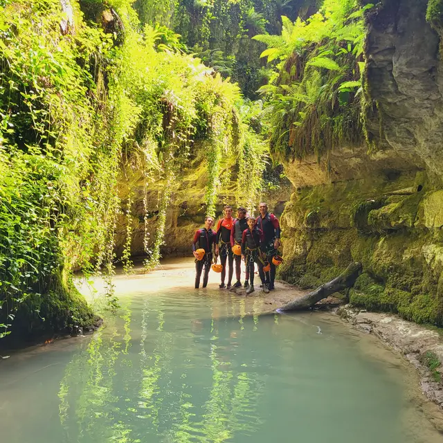 moment de contemplation dans le canyon du Grenant