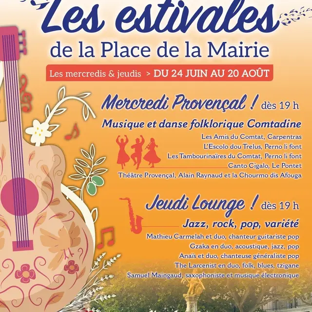 Les estivales musique et danse folklorique provençale_Carpentras