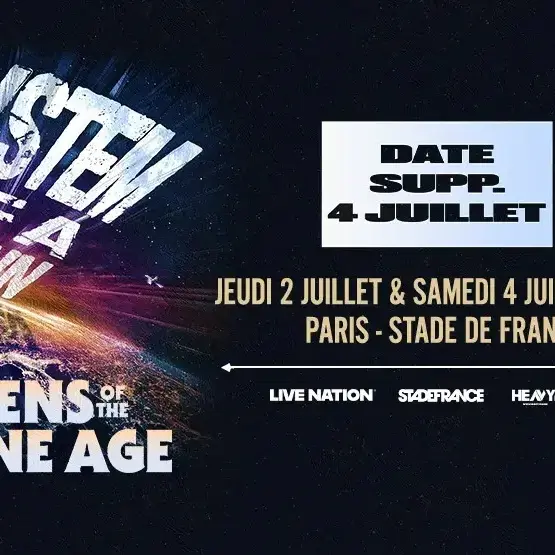Concert de System Of A Down au Stade de France