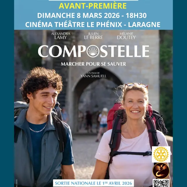 Espoir en tête : Compostelle, marcher pour se sauver projection en avant-première_Laragne-Montéglin