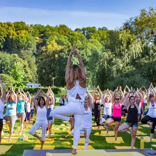 Yoga au parc