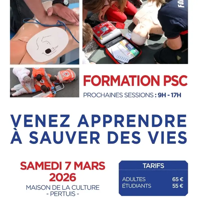 Formation PSC - Samedi 7 mars_Pertuis