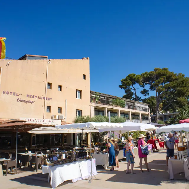 Marché Saint Cyr les pieds dans l'eau