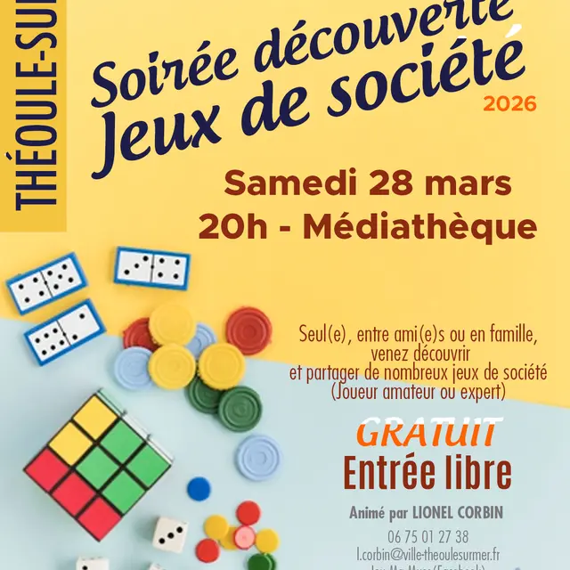 Soirée Jeux de Société_Théoule-sur-Mer