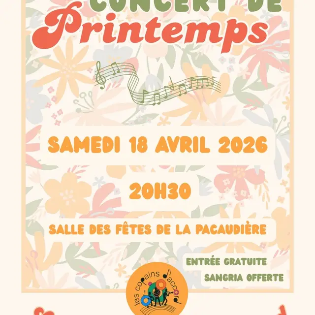 Les Copains d'Accord en concert de printemps