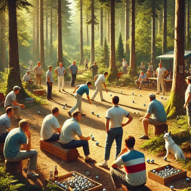 Concours de pétanque en doublette souvenir Gaglio_La Brigue