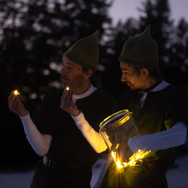 Spectacle lumineux de Noël - Lutins_Praz-sur-Arly