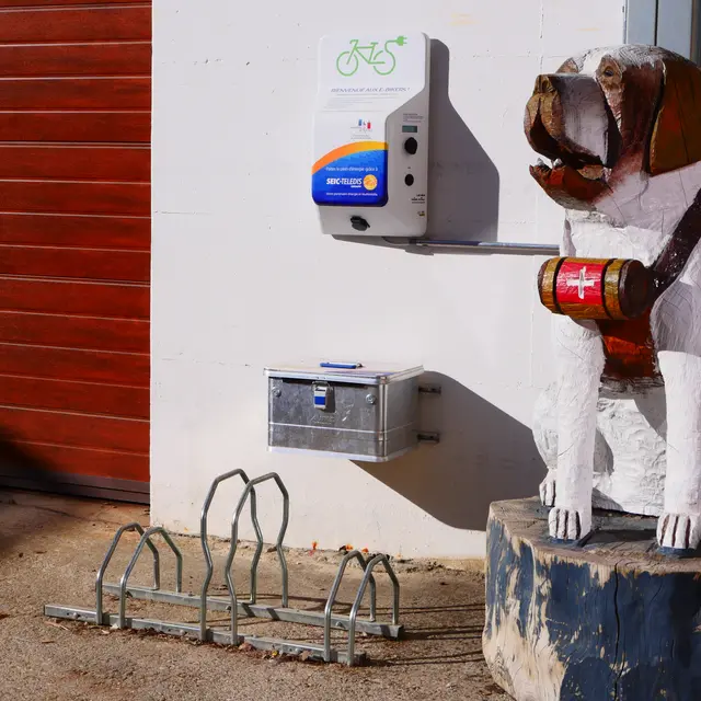 Borne de recharge e-bike La Tzoumaz
