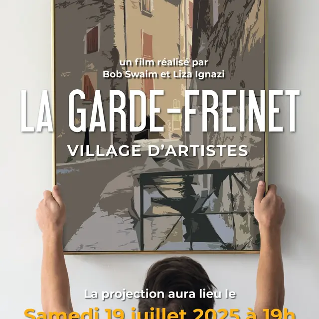 Projection film La Garde-Freinet village d'artistes_La Garde-Freinet