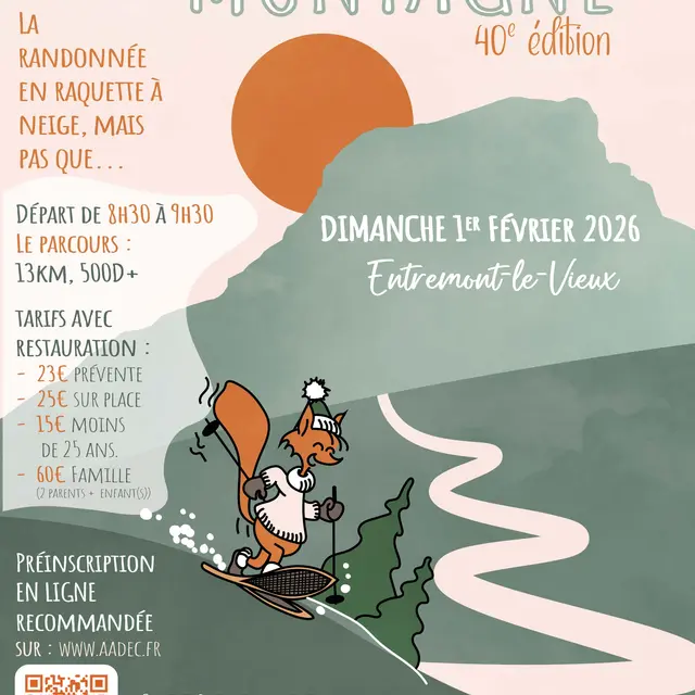 40ème Passe Montagne, randonnée en raquette à neige, mais pas que..._Entremont-le-Vieux