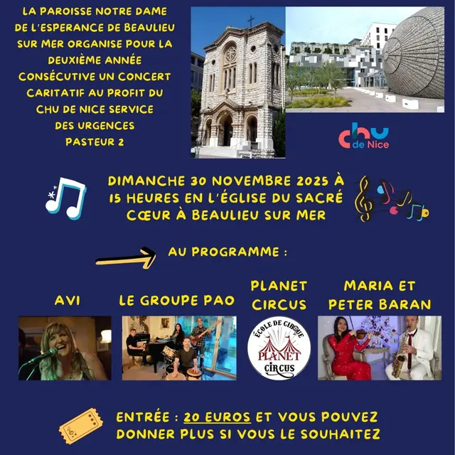 Concert caritatif à Beaulieu_Beaulieu-sur-Mer