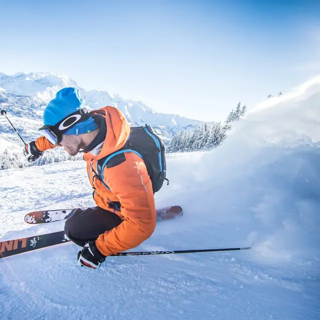 Bord de pistes au Christomet - Megève le Jaillet