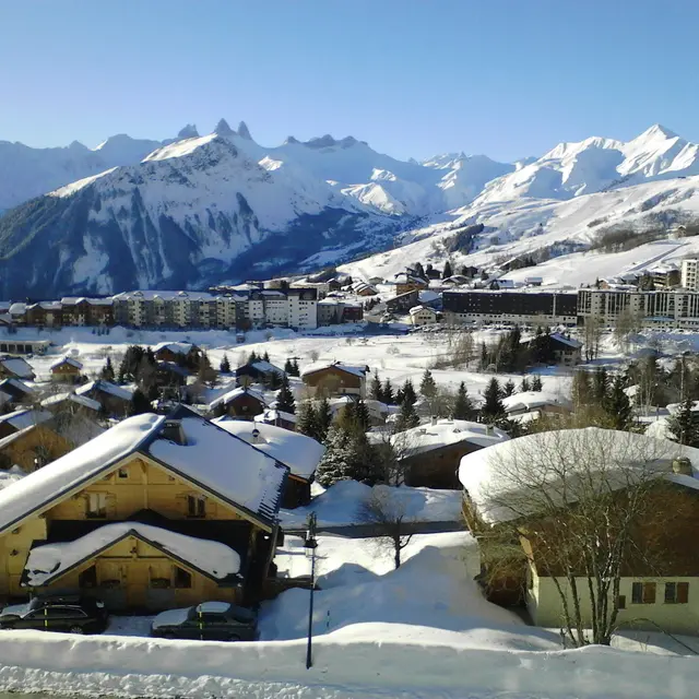 Vue du balcon hiver
