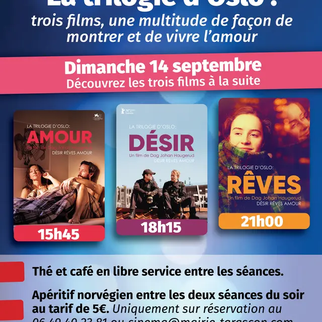 Cinéma :  La trilogie d'Oslo_Ax-les-Thermes