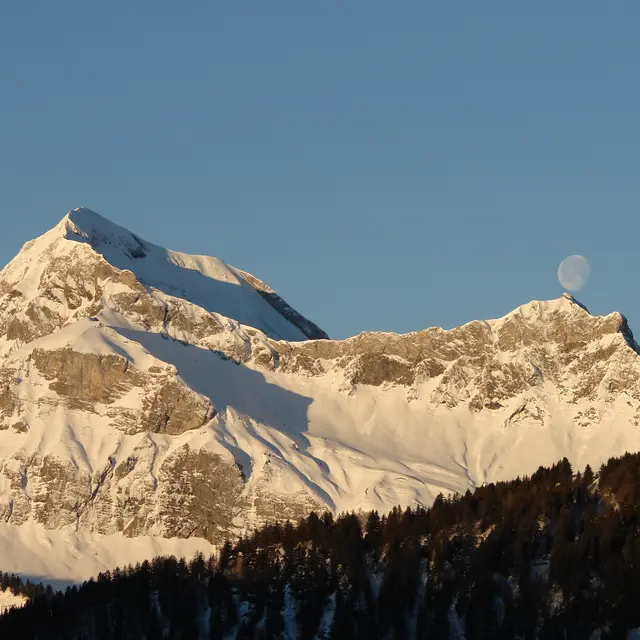 Le Mont Charvin en Hiver