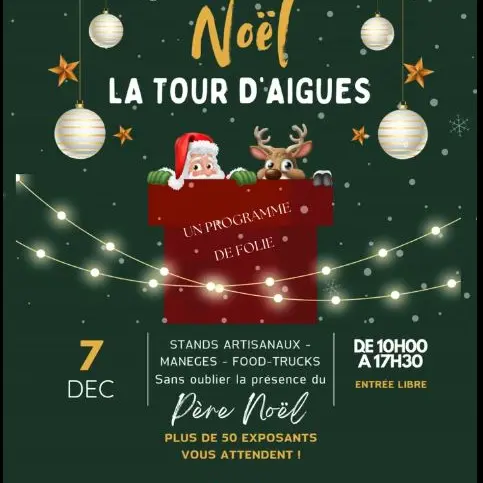 Marché de Noël à La Tour d'Aigues_La Tour-d'Aigues