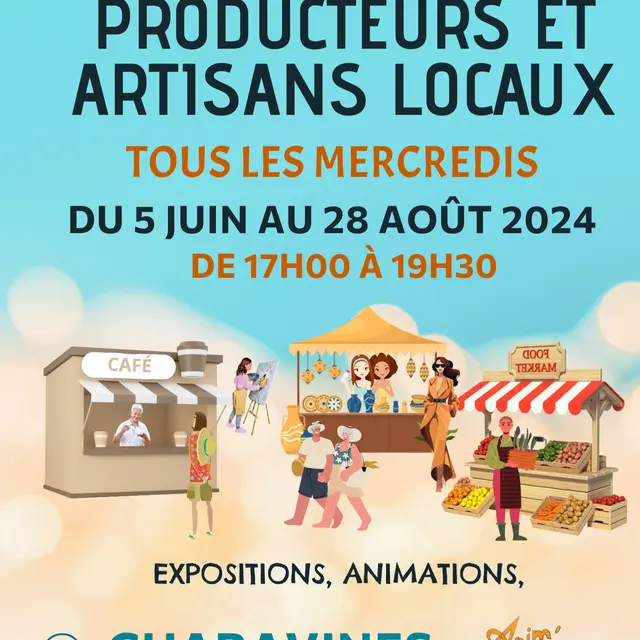 Affiche du marché estival