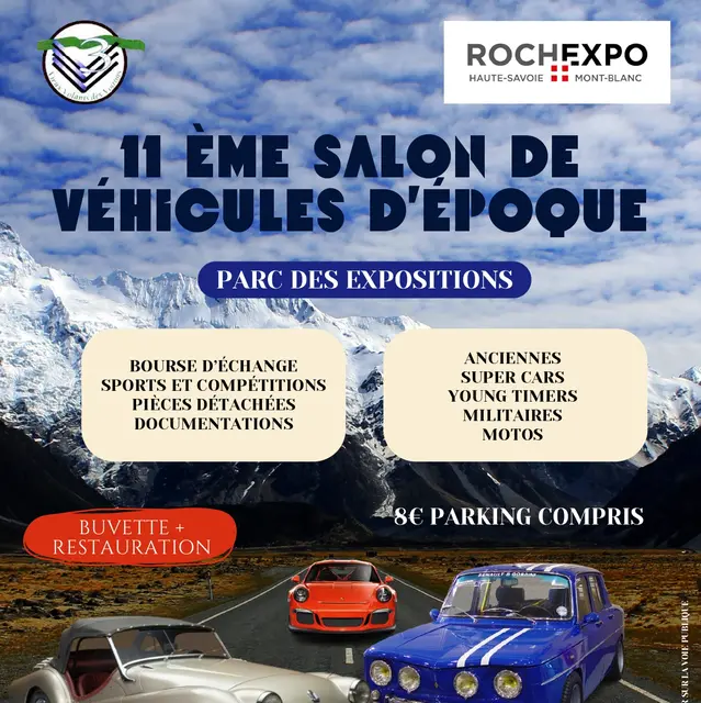 11e Salon de véhicules d'époque_La Roche-sur-Foron