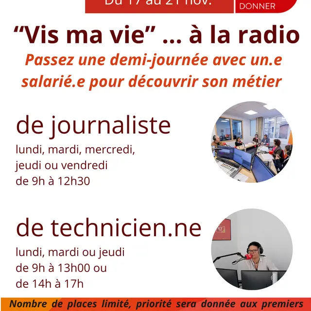 Vis ma vie à la radio RCF Pays de l'Ain