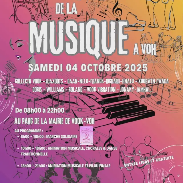 Fête de la musique et Marche solidaire_Voh