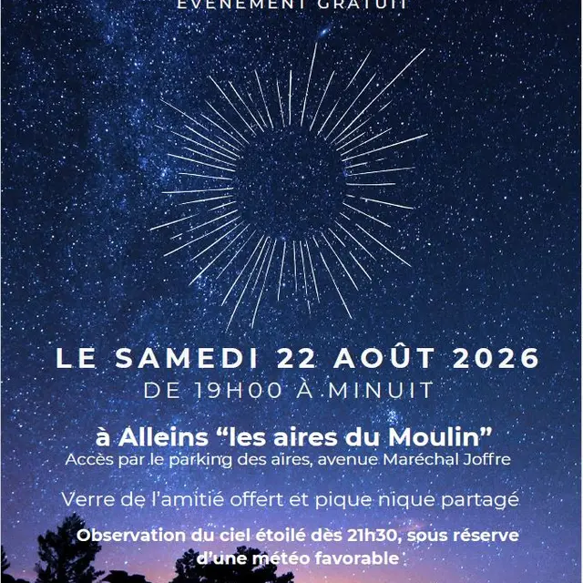 La Nuit des étoiles à Alleins_Alleins