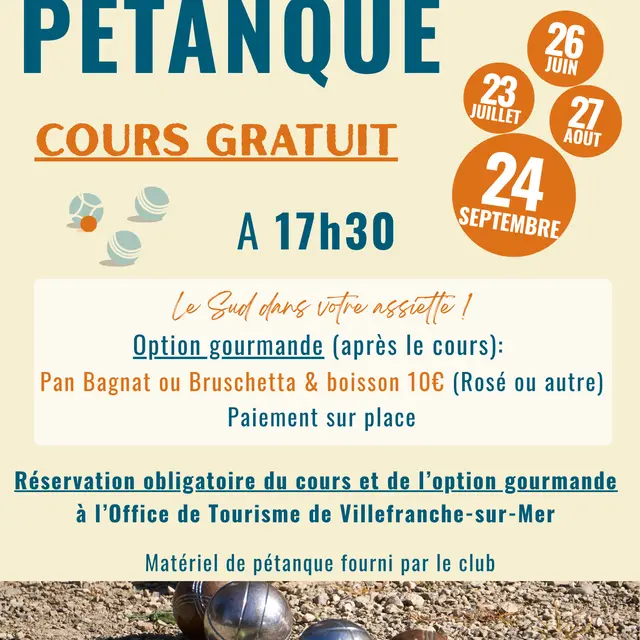 Initiation Pétanque_Villefranche-sur-Mer