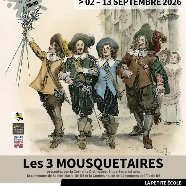 Exposition - Les 3 Mousquetaires à La Petite Ecole_Sainte-Marie-de-Ré