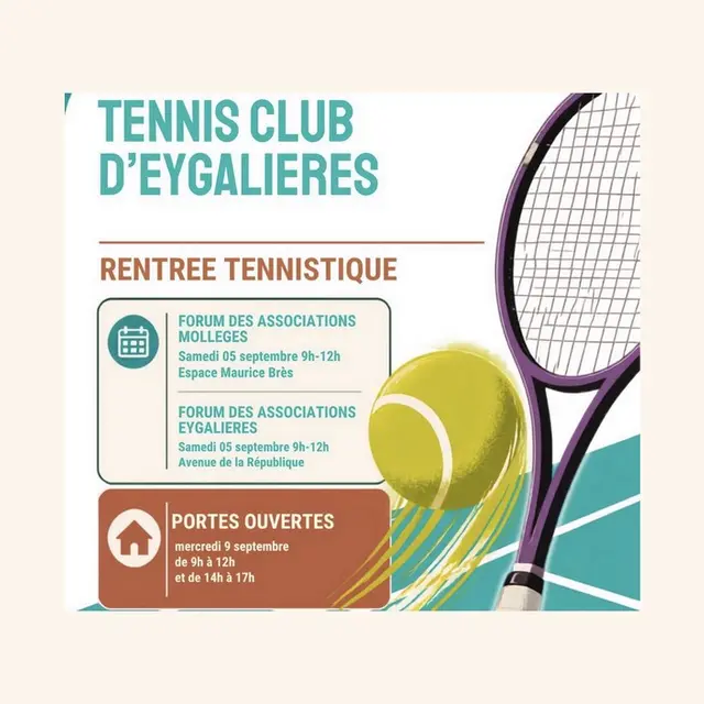 Portes ouvertes du Tennis Club d'Eygalières 09.09.26
