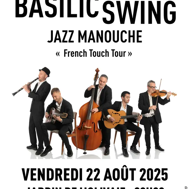 Concert Basilic Swing - Jazz manouche/tzigane_Beaulieu-sur-Mer
