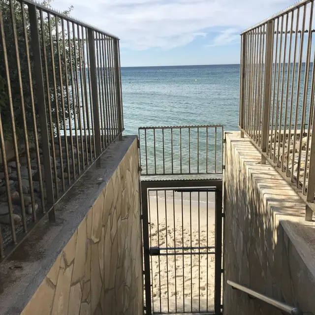 Accès privé plage