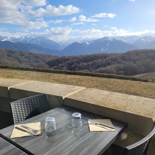 Vu panoramique depuis la terrasse