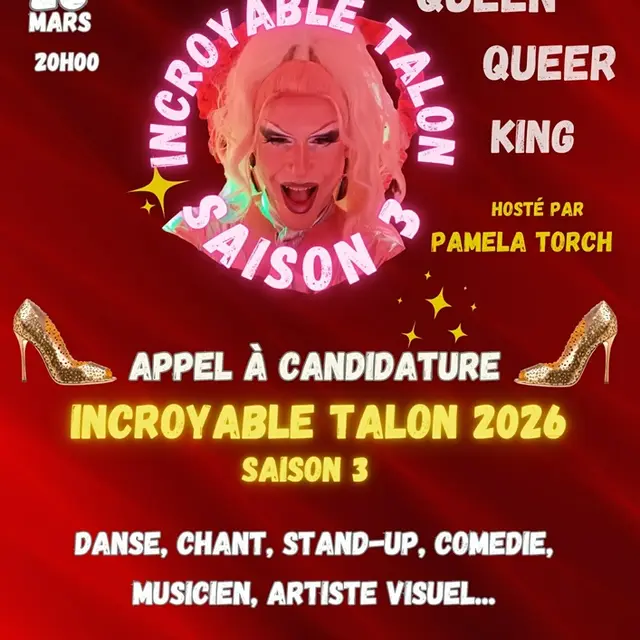 L’incroyable talon saison 3 - concours drag queen, queer, king_Avignon
