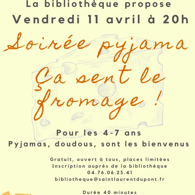 Before fête des fromages : Soirée pyjama_Saint-Laurent-du-Pont