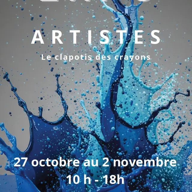 Le clapotis des Crayons exposent à l'espace Carnot_Châtelaillon-Plage